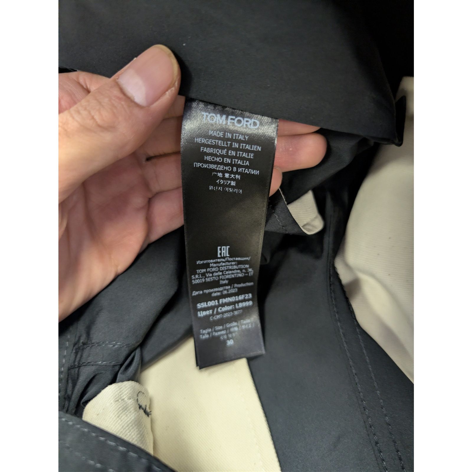 Tom Ford o1rshd1 Pants Sport Shorts in Black Size US 30 / EU 46 - 16 Thumbnail