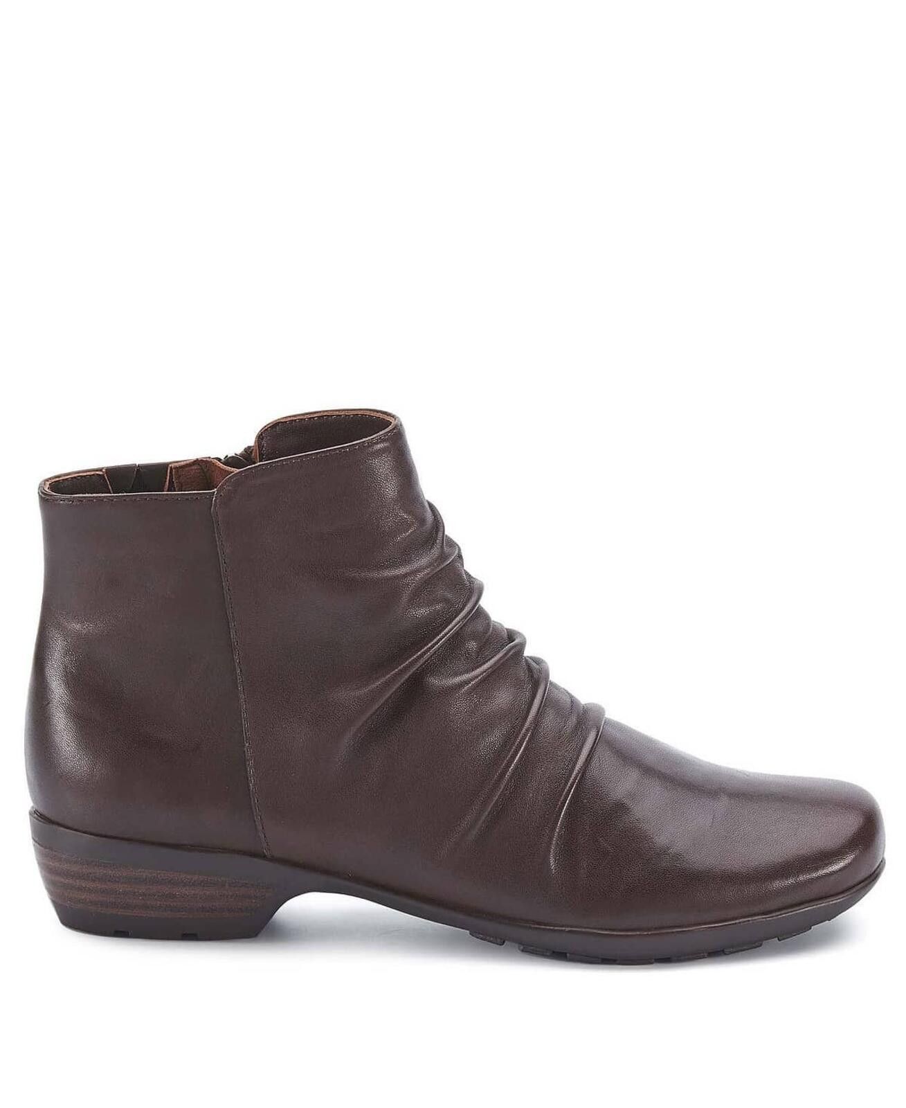 Other Walking Cradles Women's Brown Nappa Leather Esme Booties Size US 8 / IT 38 - 2 Thumbnail