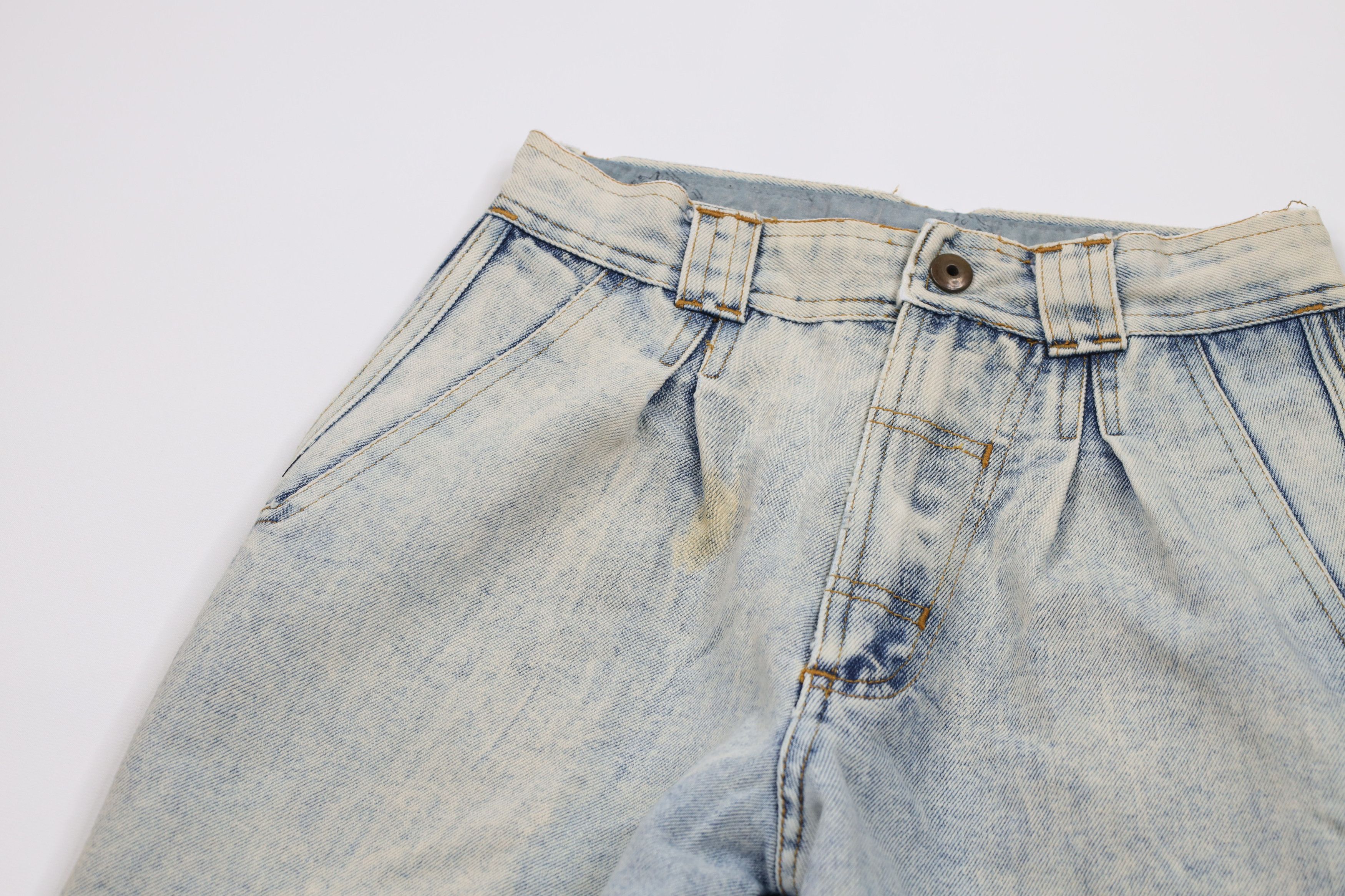 Vintage Vintage 80s 90s Bugle Boy Wash Flip Cuff High Waist Jeans Size 26" / US 2 / IT 38 - 8 Thumbnail
