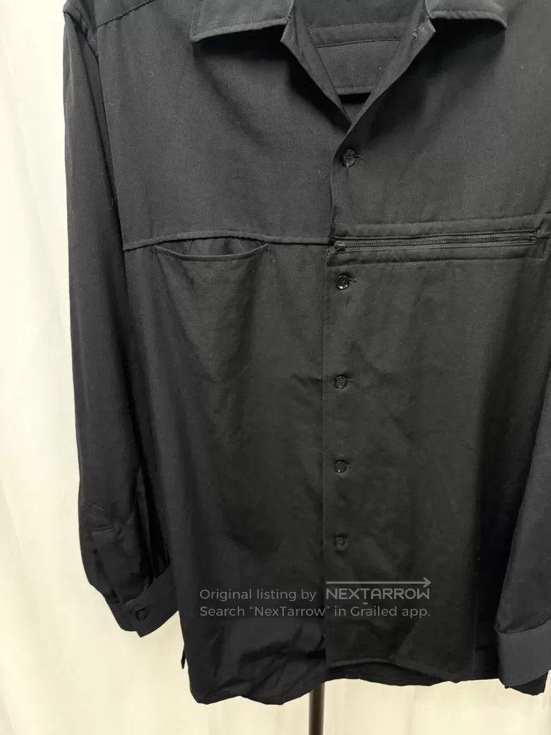 Yohji Yamamoto YOHJI YAMAMOTO Deconstructed Wool Shirt Jacket Size US L / EU 52-54 / 3 - 3 Thumbnail