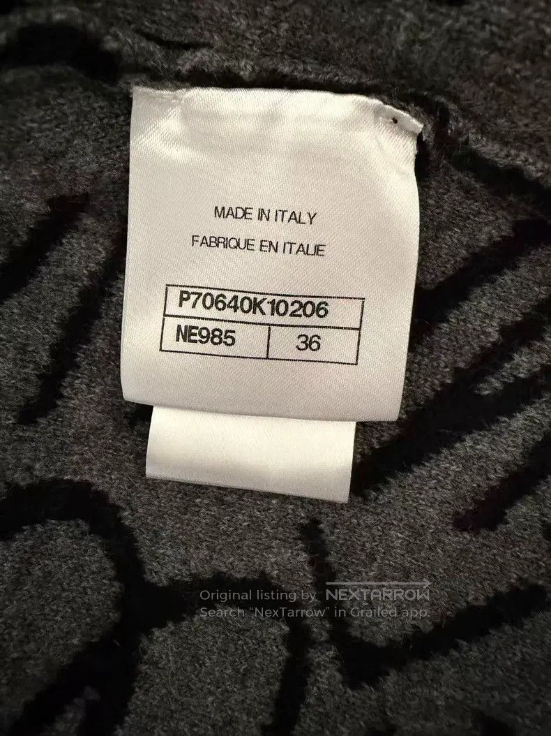 Chanel Chanel Letter-printed cardigan coat Size XS / US 0-2 / IT 36-38 - 4 Thumbnail