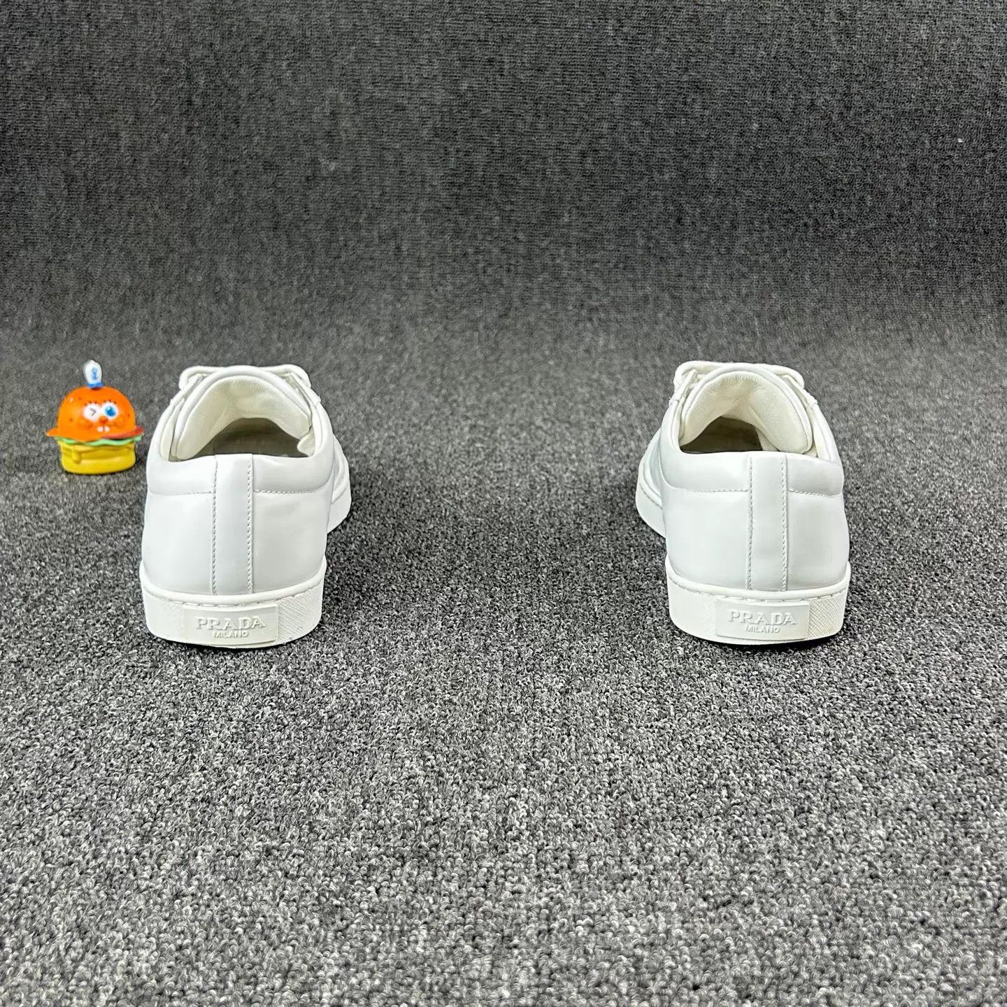 Prada Prada Triangle Logo White Sneaker Size 43 Size US 10 / EU 43 - 5 Thumbnail