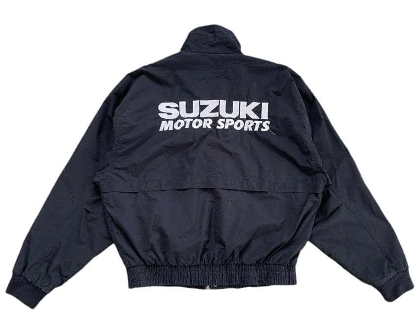 Japanese Brand Vtg Suzuki MotorSports Big Logo Embroidered Jacket Size US L / EU 52-54 / 3 - 1 Thumbnail