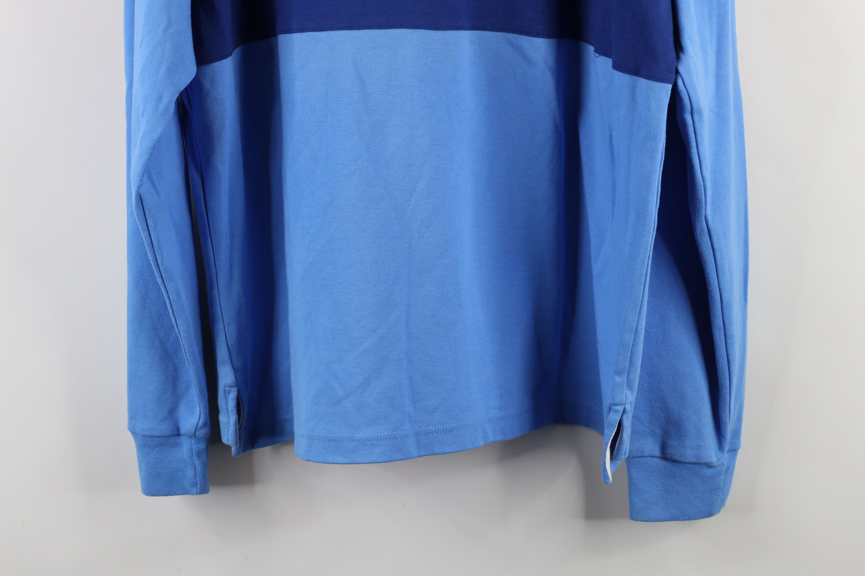 Vintage Vintage 90s Streetwear Block Long Sleeve Rugby Polo Shirt Size US L / EU 52-54 / 3 - 13 Thumbnail