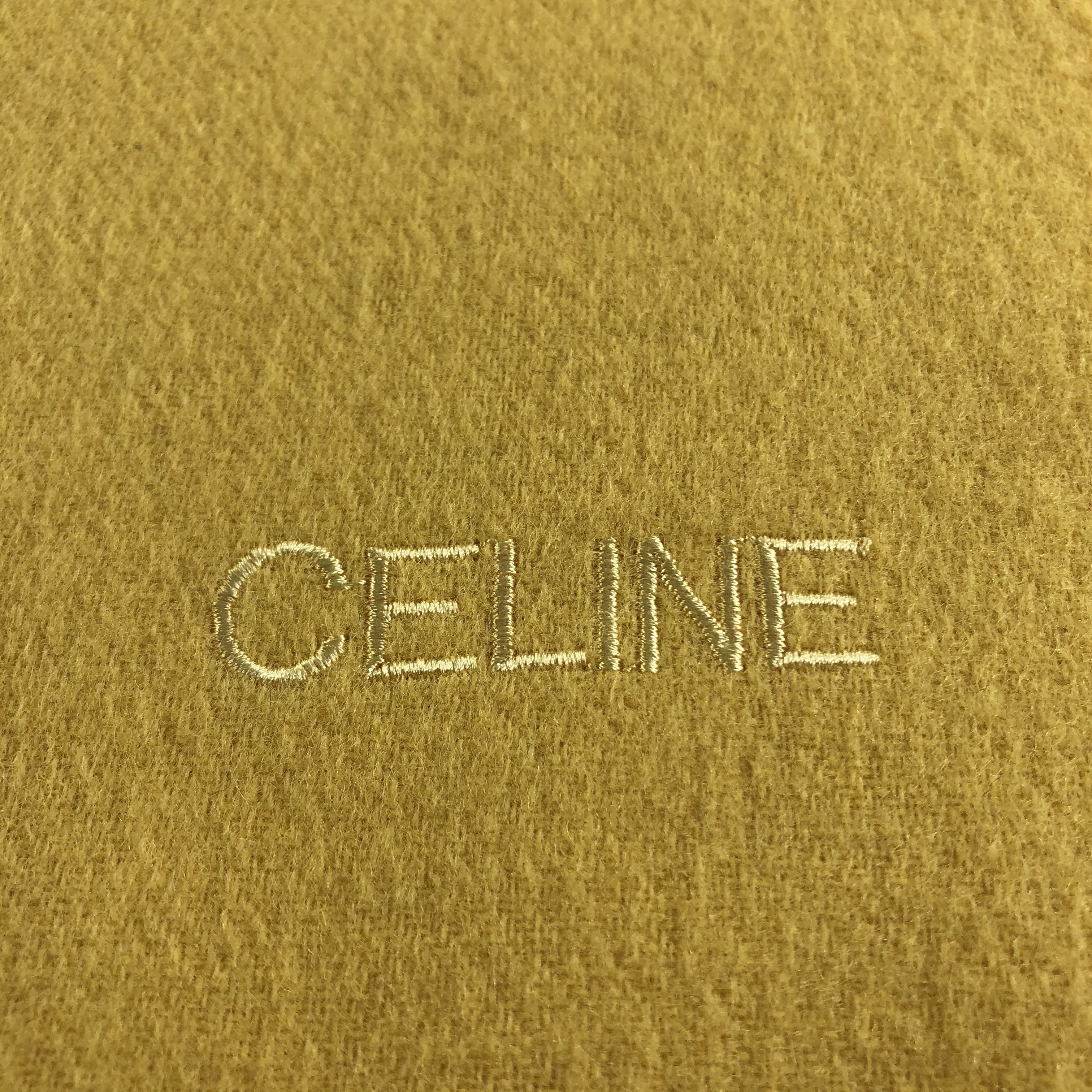 Celine Celine Wool Scarf Muffler Neckwear V2438 Size ONE SIZE - 4 Thumbnail