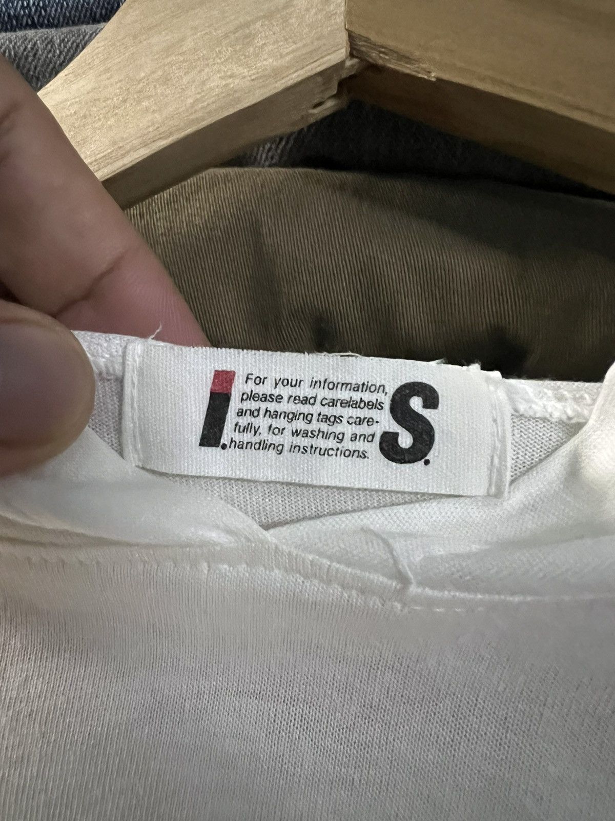 VINTAGE 80’S (I.S) ISSEY MIYAKE L/S TSHIRT HOODIE RARE