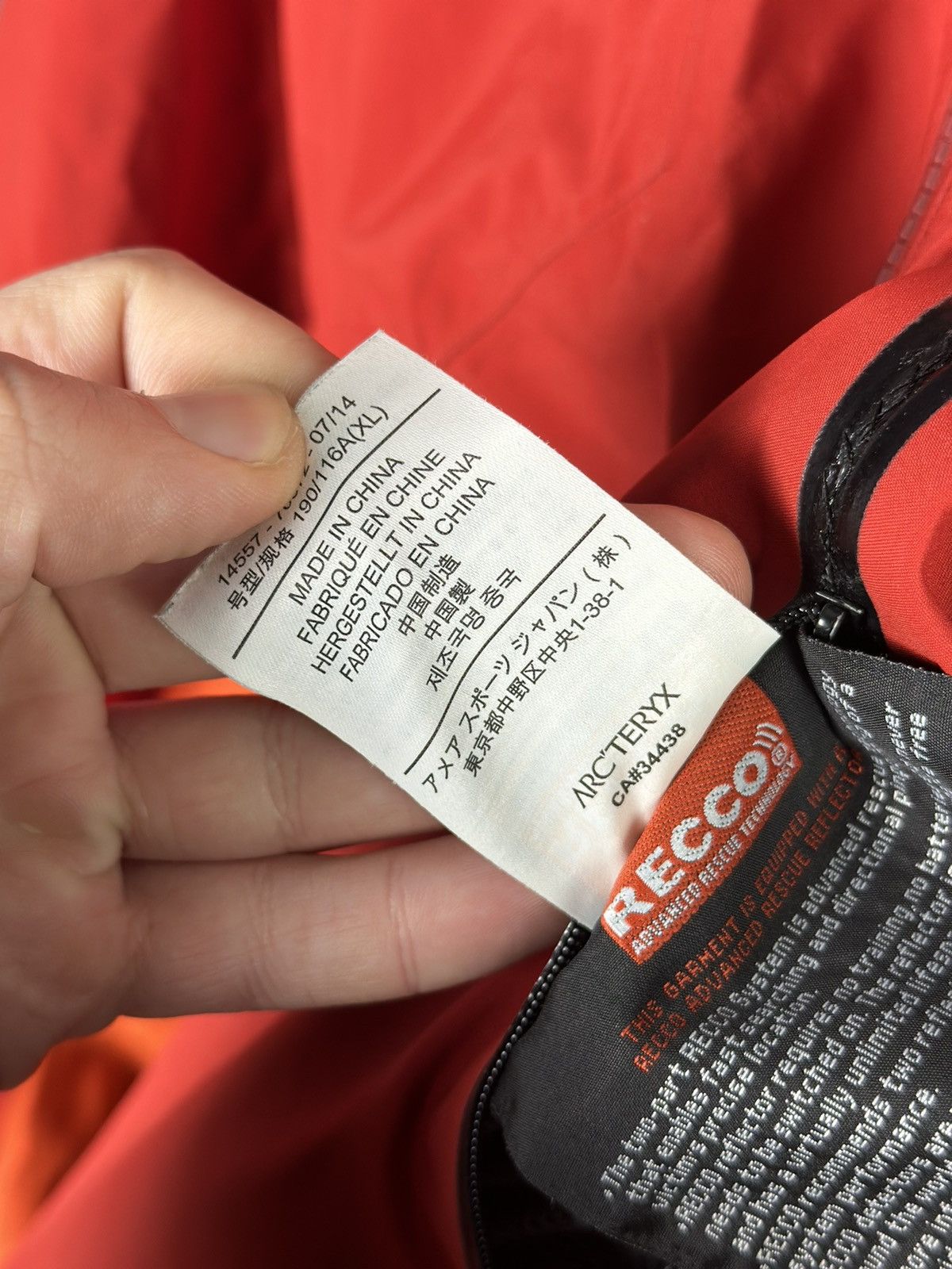Arc'teryx × Goretex Arcteryx Lithic Waterproof Recco Jacket Size US XL / EU 56 / 4 - 15 Thumbnail