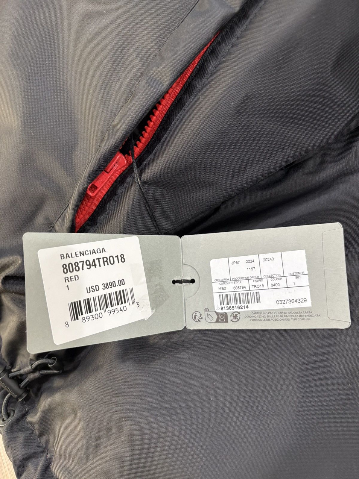 Balenciaga BALENCIAGA REVERSIBLE - black/Red puffer Size L / US 10 / IT 46 - 10 Thumbnail