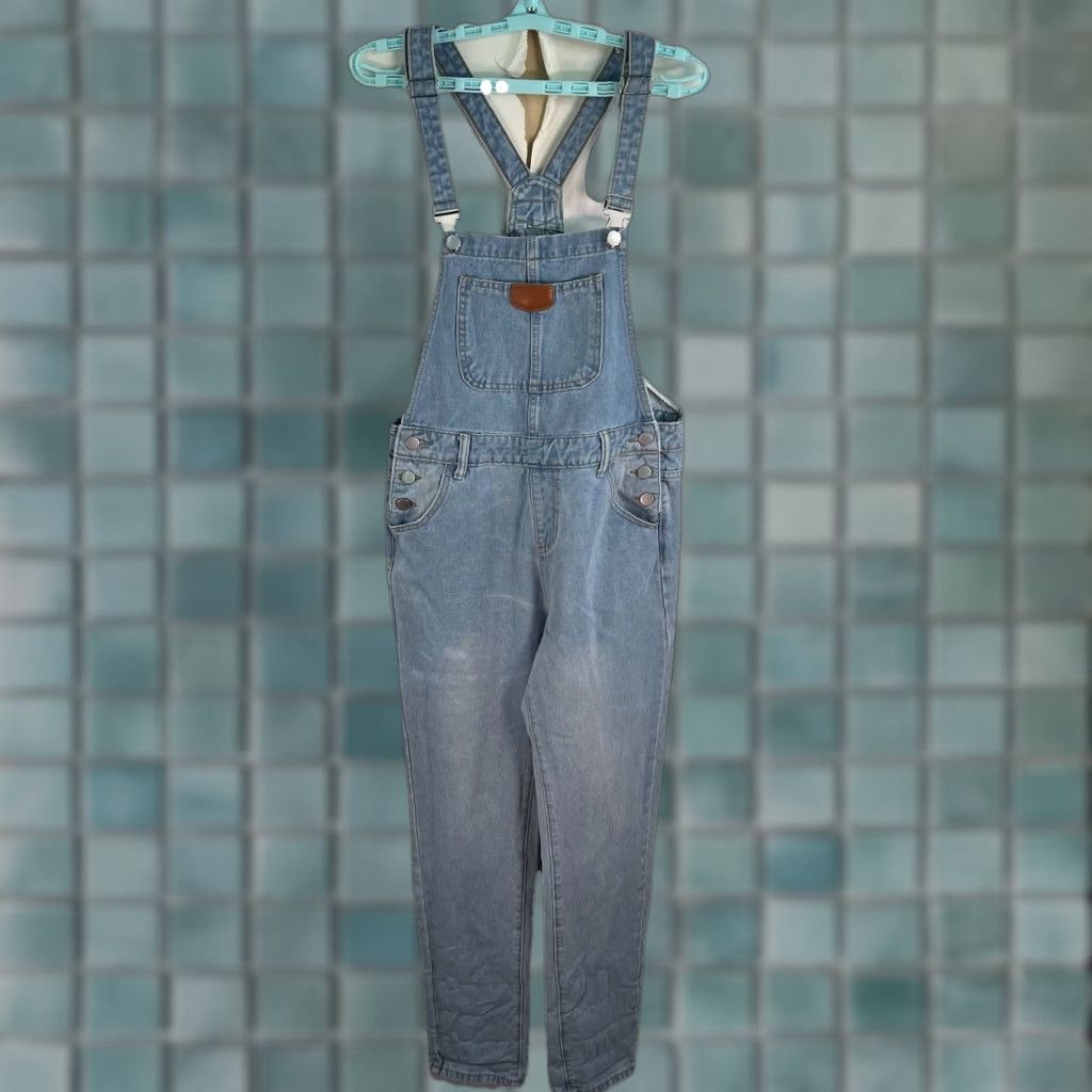 AG Jeans Jeans Womens Bib Overalls Denim Size S Blue 28X31 Country Sheek Size 28" / US 6 / IT 42 - 1 Thumbnail