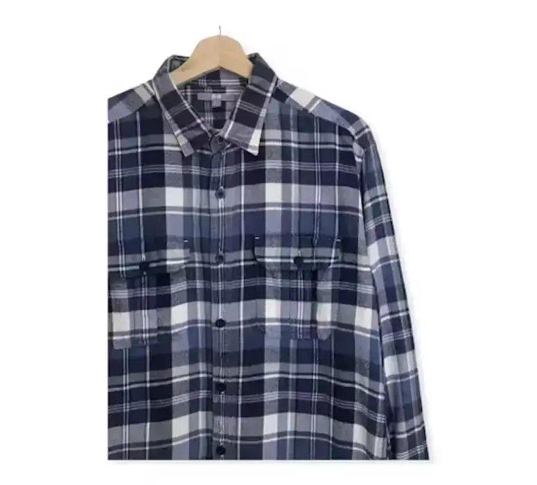 Japanese Brand Japanese Brand Uniqlo Flannel Shirt Size US XL / EU 56 / 4 - 4 Thumbnail