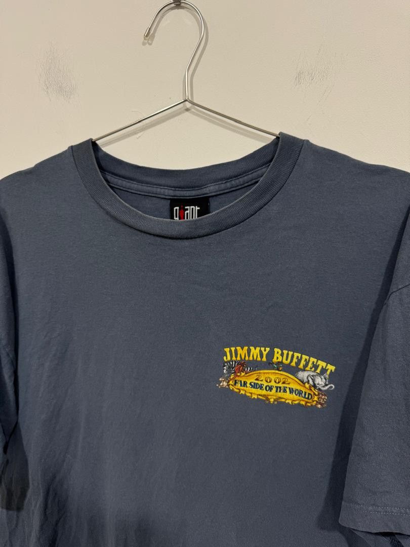 Band Tees × Vintage Vintage 2002 Jimmy Buffett Far Side of The World Tour Tee Size US XL / EU 56 / 4 - 2 Thumbnail