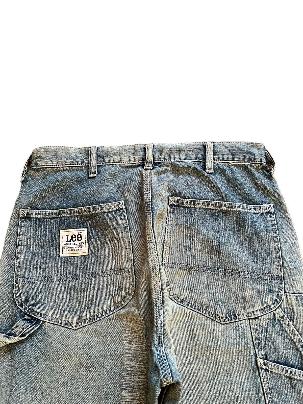 Lee Vintage Lee Union Made Sanforized Carpenter Baggy Jeans Size US 30 / EU 46 - 8 Thumbnail
