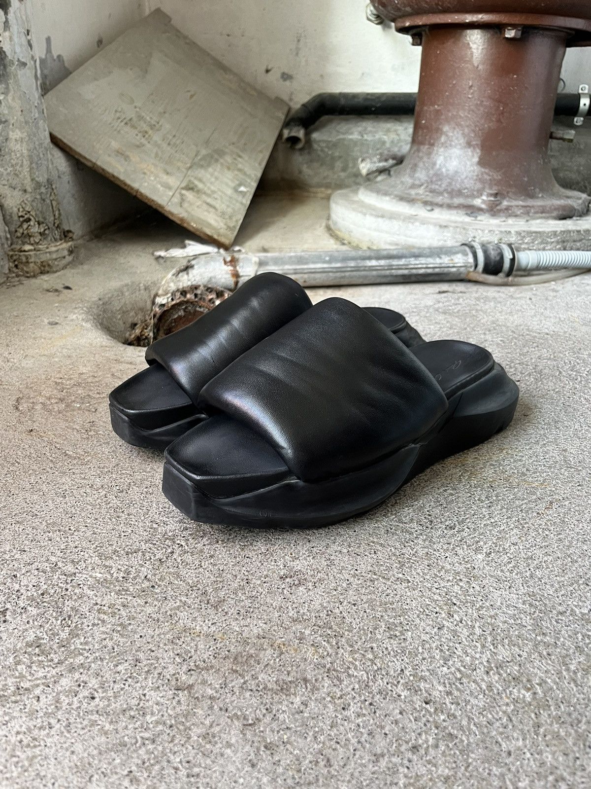 Rick Owens Rick Owens Geth Puffer Slides | Grailed