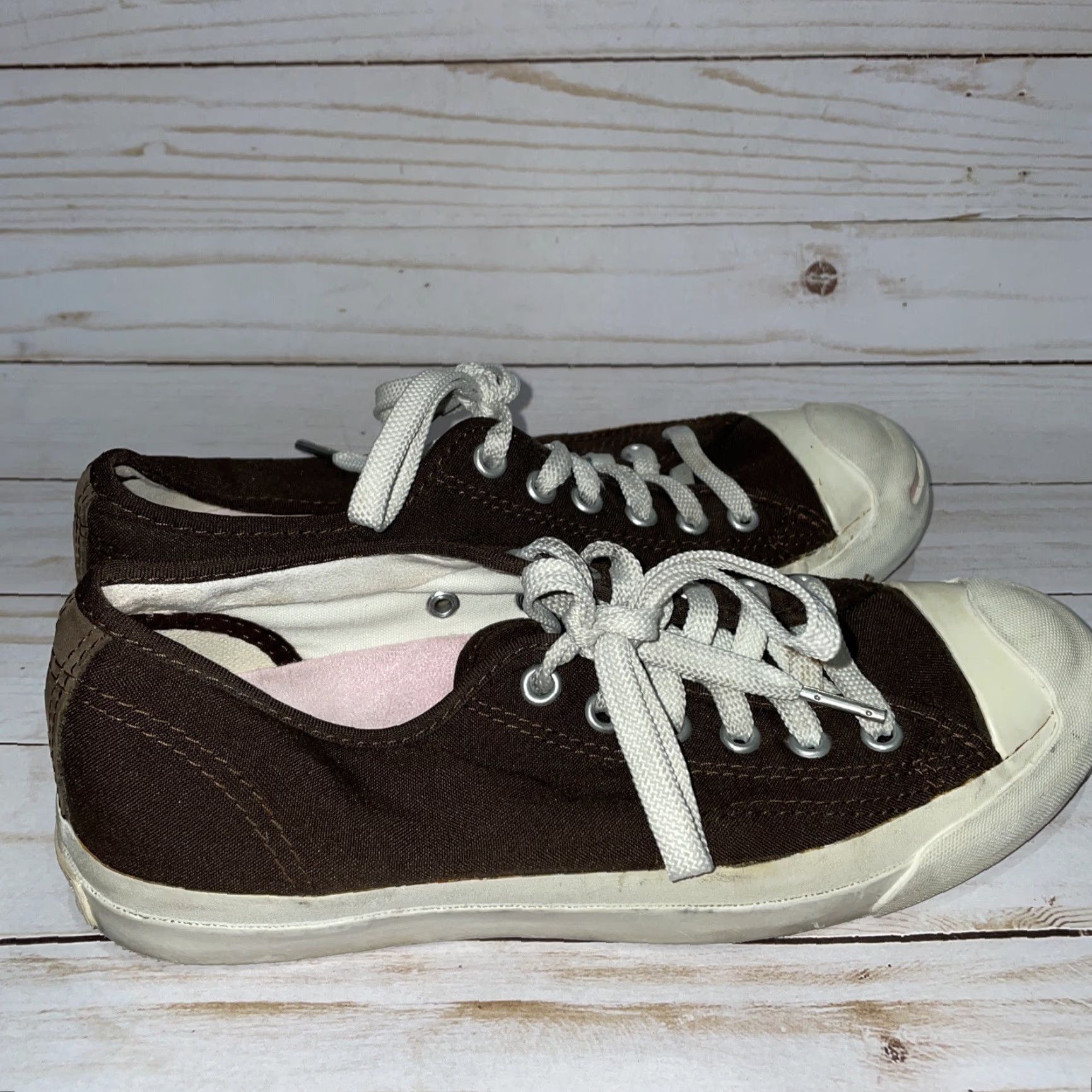 Converse Converse Converse Jack Purcell brown casual sneakers Womens Size 7 Size US 7 / IT 37 - 2 Thumbnail