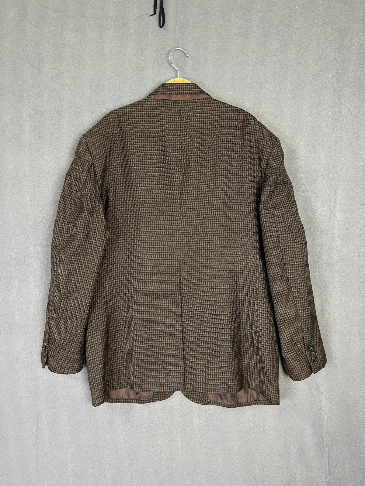 Designer × Seditionaries Marc Vachon Towncraft Skull Checkered Wool Blazer Size 46R - 2 Thumbnail
