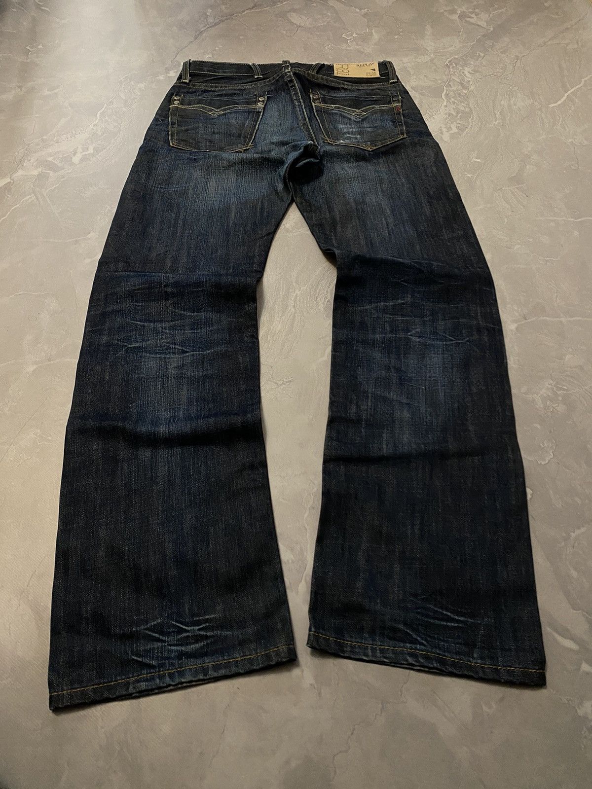 Vintage If Six Was Nine Style Flare Jeans - archive y2k