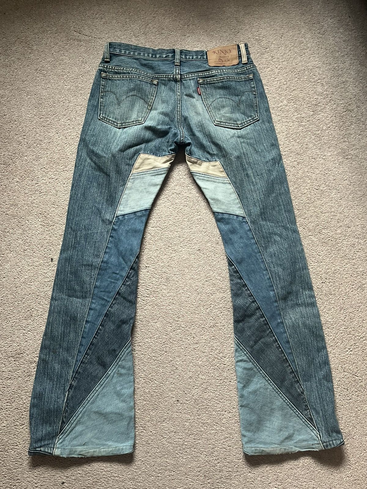 Hysteric Glamour Hysteric Glamour patchwork flared denim Size US 29 - 4 Thumbnail
