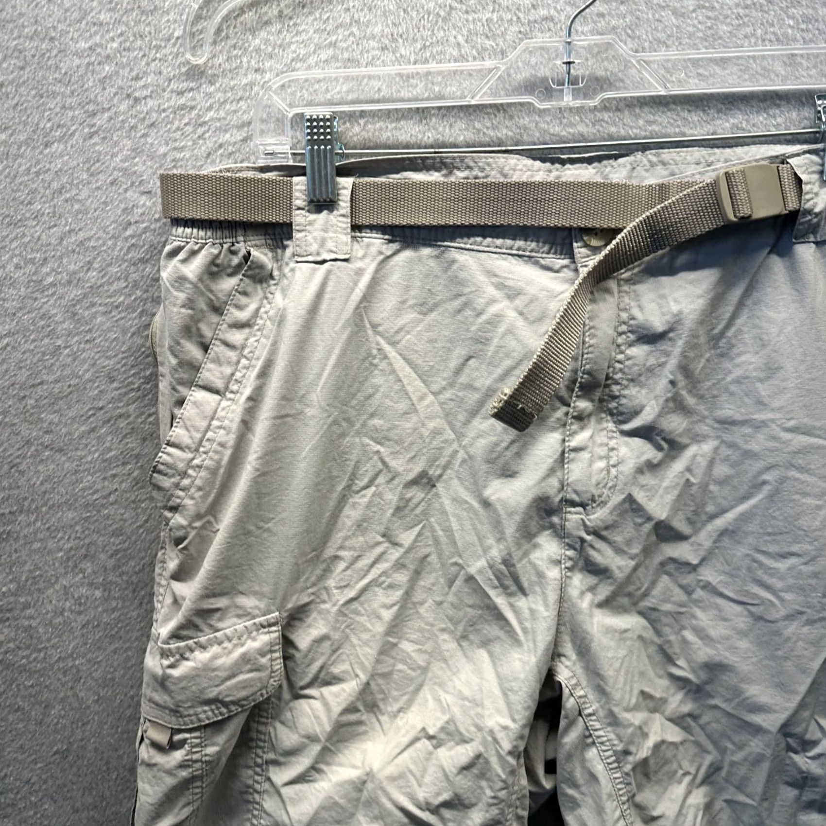 Vintage Columbia Shorts Cargo Outdoor Nylon Gray XXL XL? Size US 36 / EU 52 - 2 Thumbnail