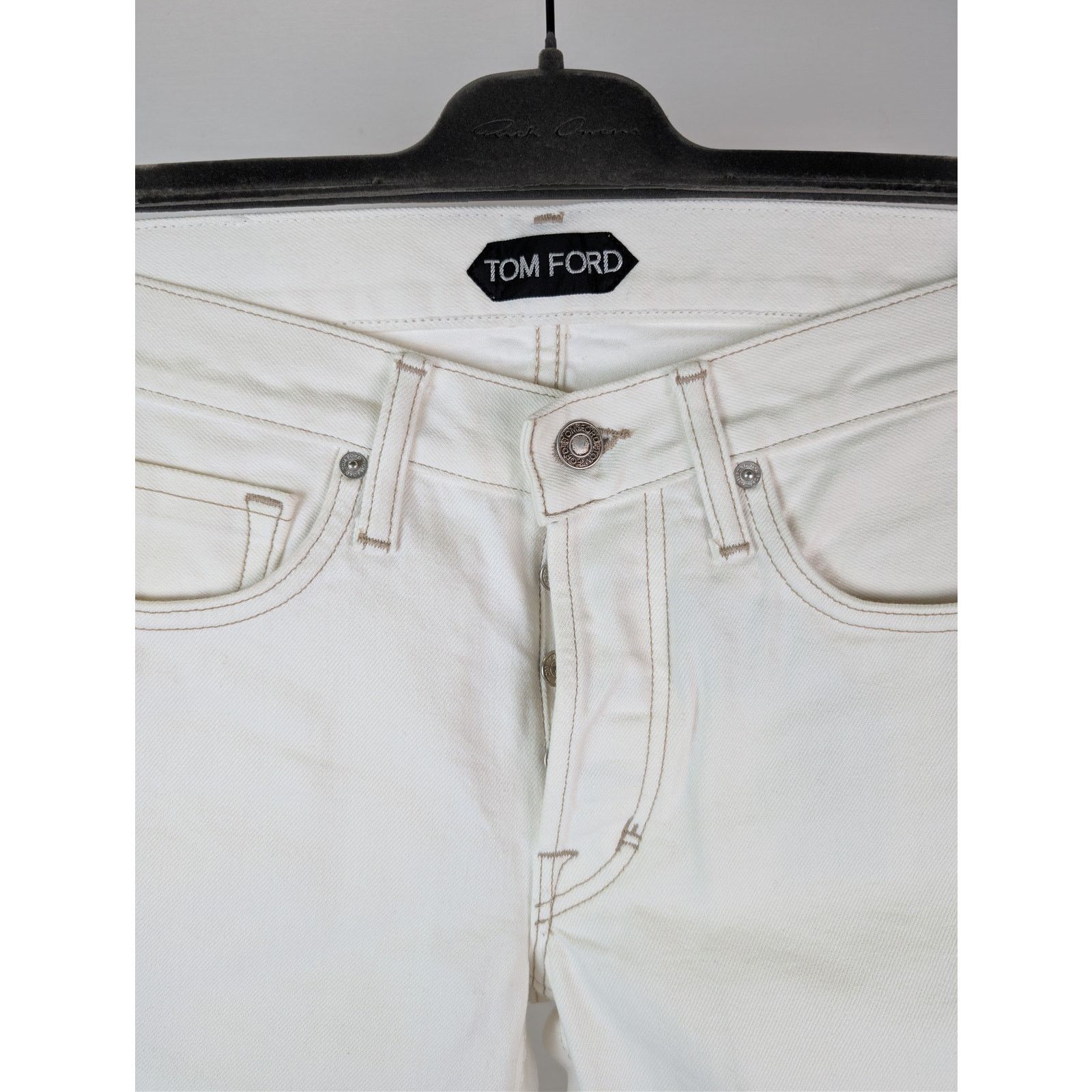 Tom Ford o1rshd1 Slim Jeans in White Size US 31 - 7 Thumbnail