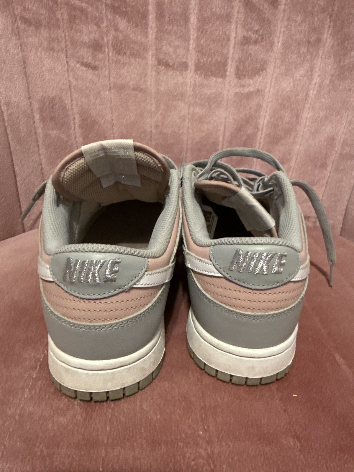 Nike pink and gray dunks Size US 9.5 / IT 39.5 - 4 Thumbnail