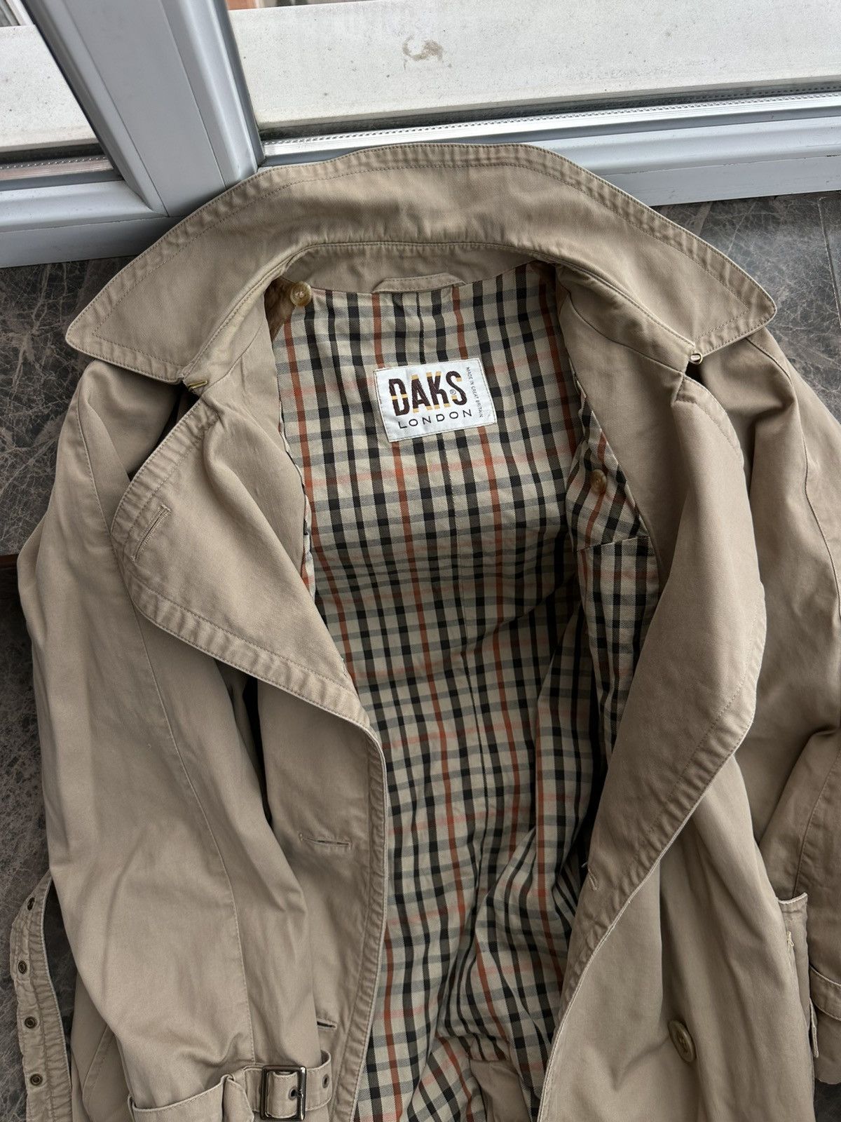 DAKS DAKS London Vintage Double Breasted Trench Coat Japan Made Size US M / EU 48-50 / 2 - 12 Thumbnail