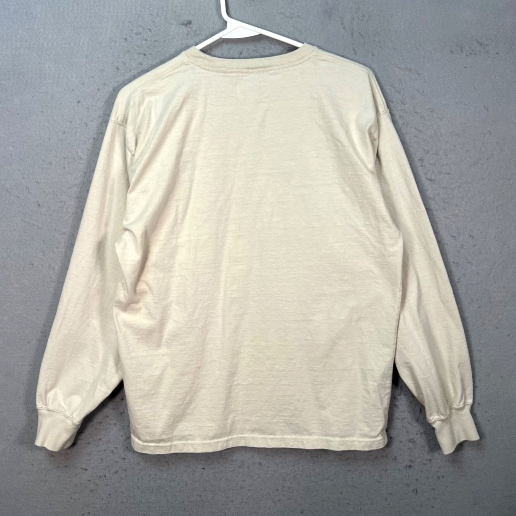 Vintage VINTAGE Pilgrim Surf + Supply Long Sleeve T-Shirt Beige 100% Cotton Made In Japan Small Mens Size US S / EU 44-46 / 1 - 2 Thumbnail