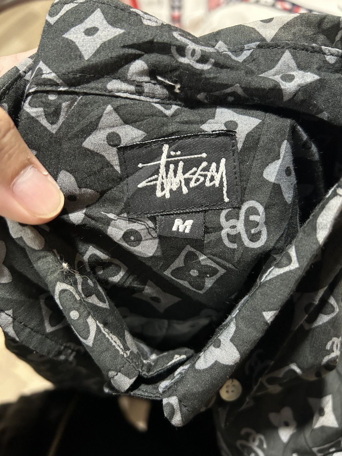 Stussy Stussy monogram LV shirts Size US L / EU 52-54 / 3 - 4 Thumbnail