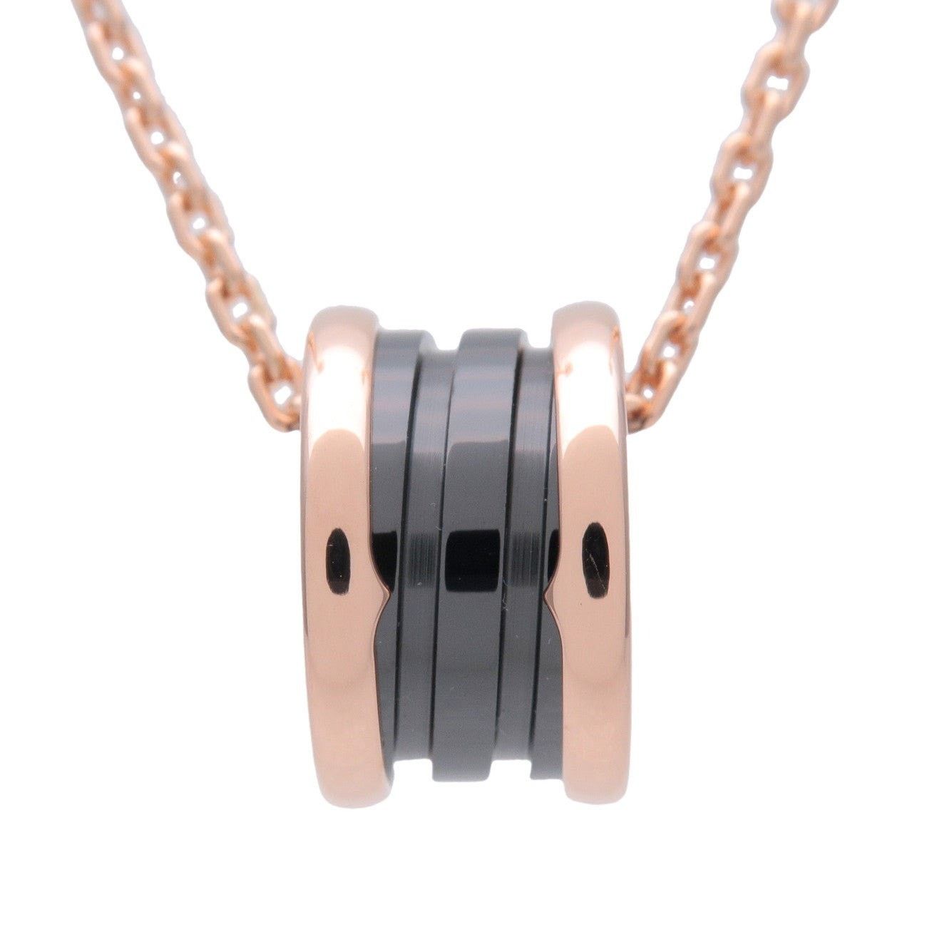 Bvlgari Bvlgari B.zero1 18K Rose Gold & Black Ceramic Necklace Size ONE SIZE - 1 Thumbnail
