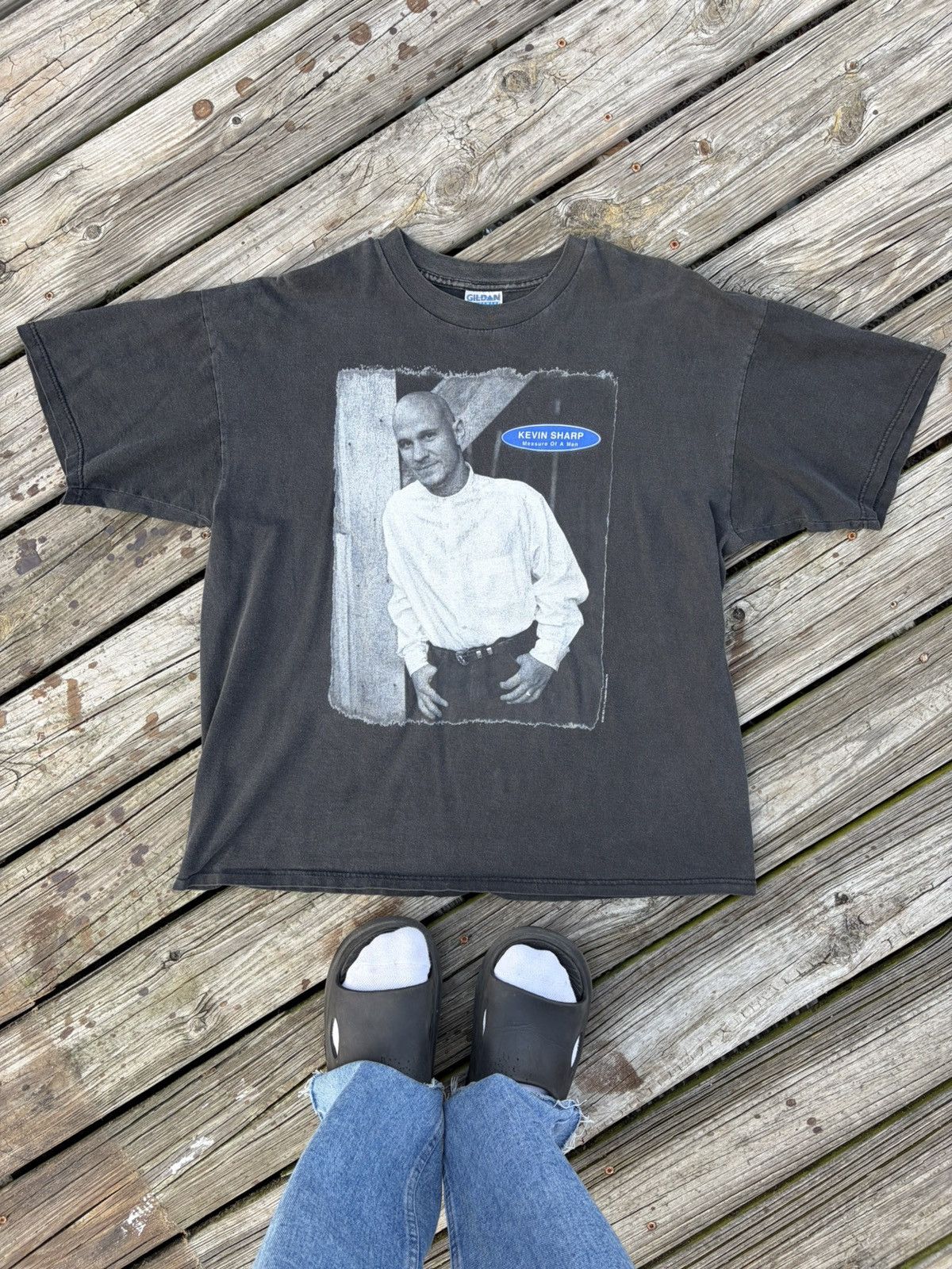Band Tees 1997 Kevin Sharp “Measure of a Man” graphic shirt Size US XL / EU 56 / 4 - 1 Thumbnail