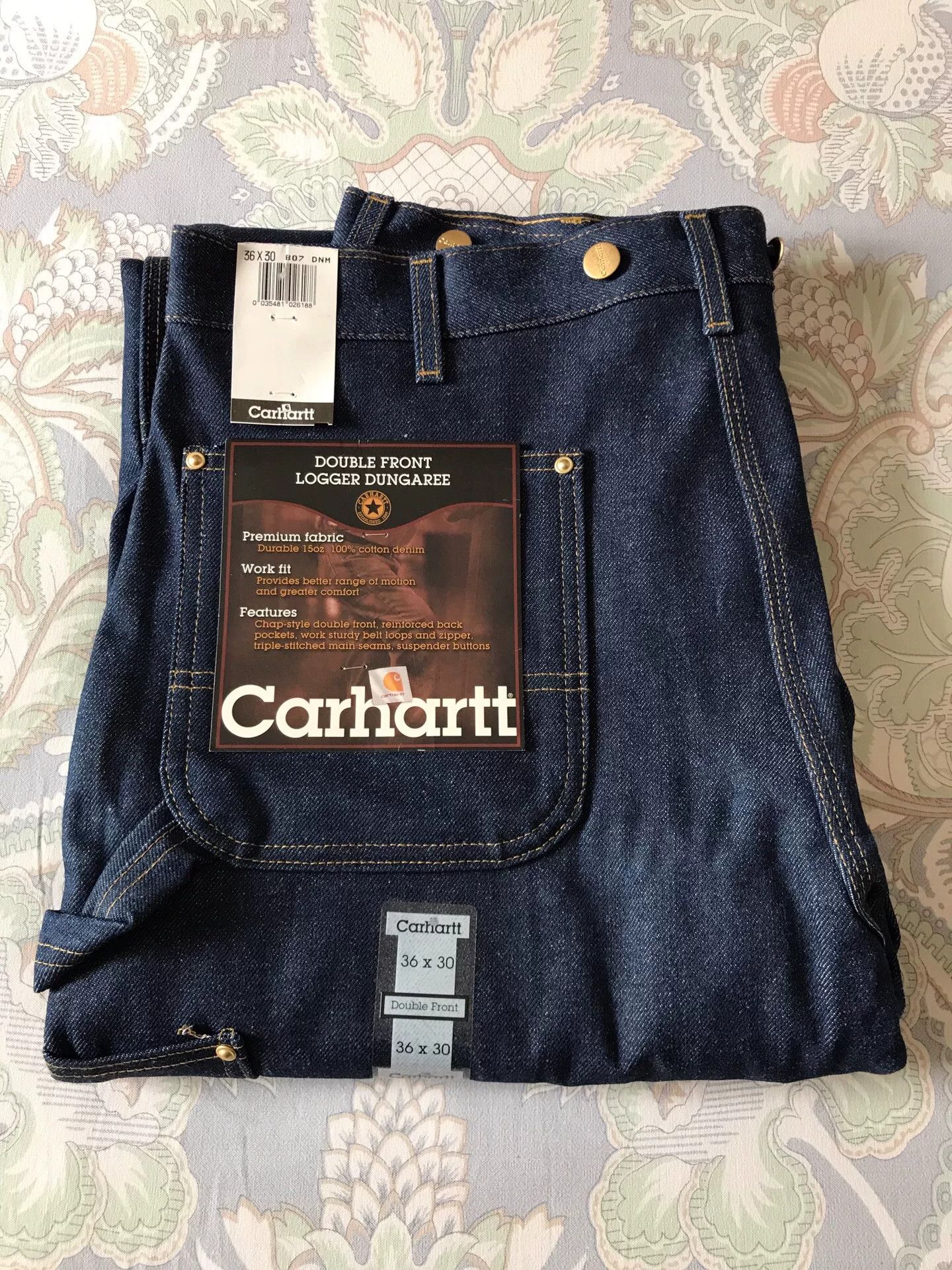 Carhartt Carhartt B07 Double Knee Raw Denim Jeans Size US 36 / EU 52 - 1 Thumbnail