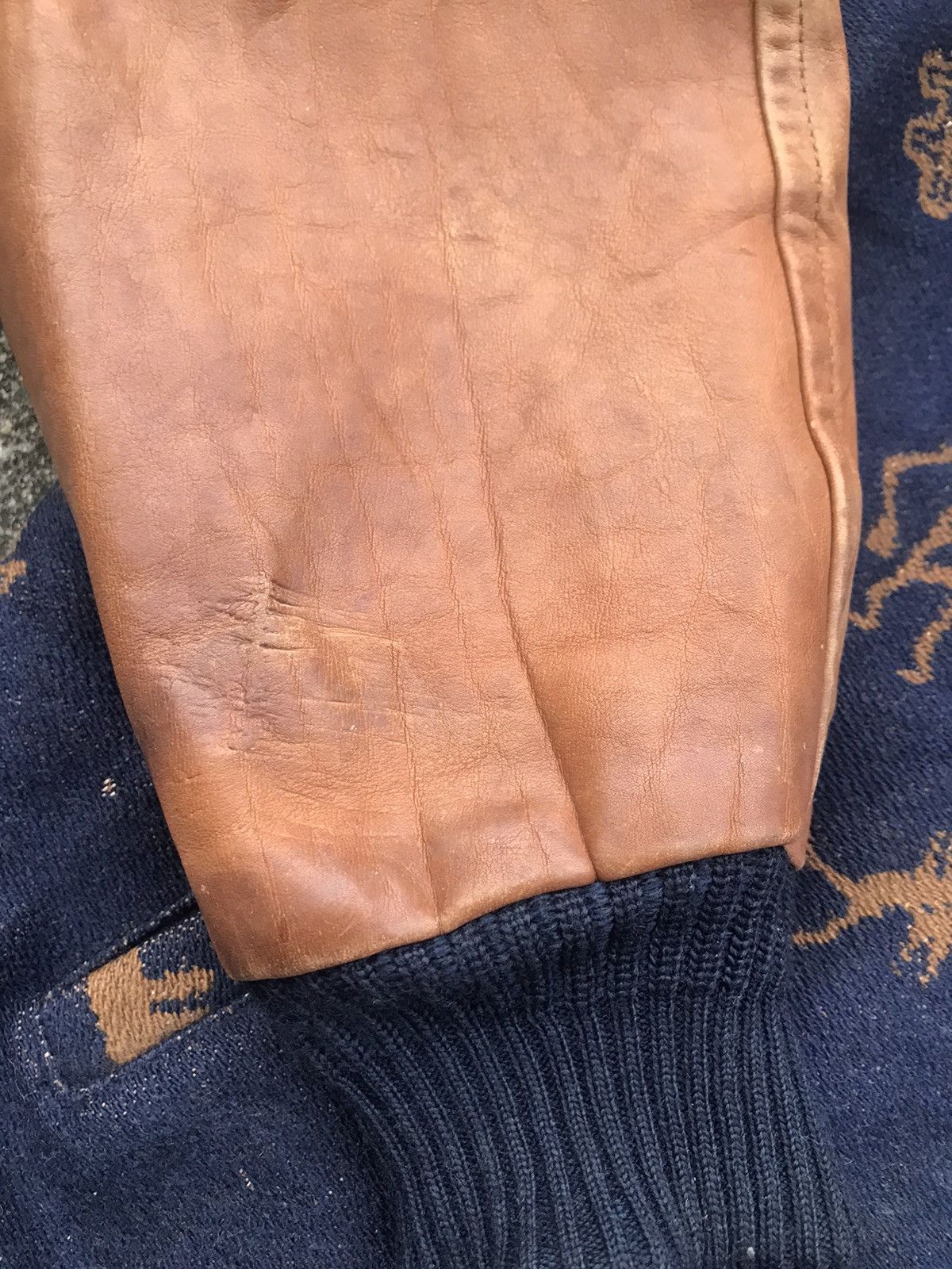 Pendleton × Vintage Pendleton Western Wear Wool Jacket Leather Sleeves Size US M / EU 48-50 / 2 - 5 Thumbnail