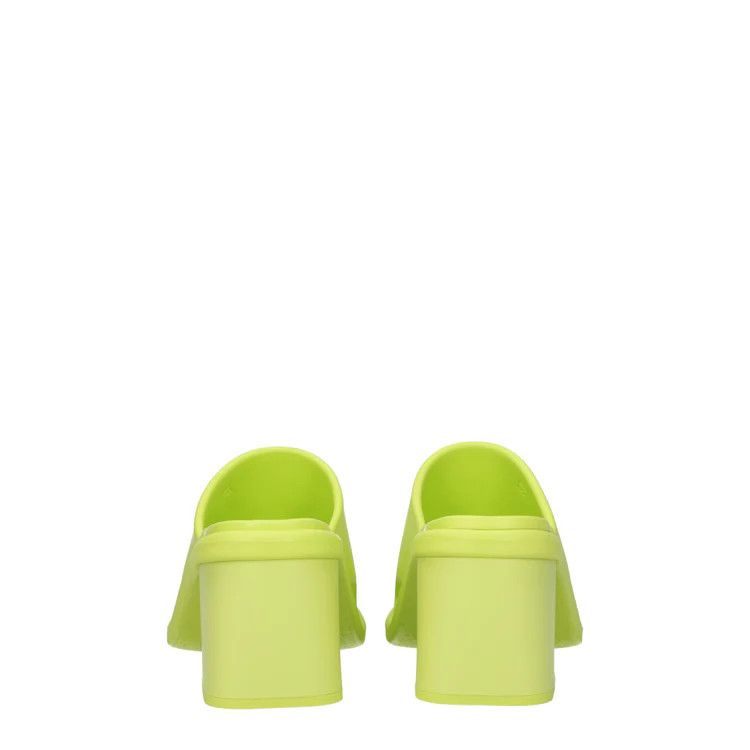 Miu Miu ob1o1e1124 Rubber Slippers in Green Size US 9 / IT 39 - 5 Thumbnail