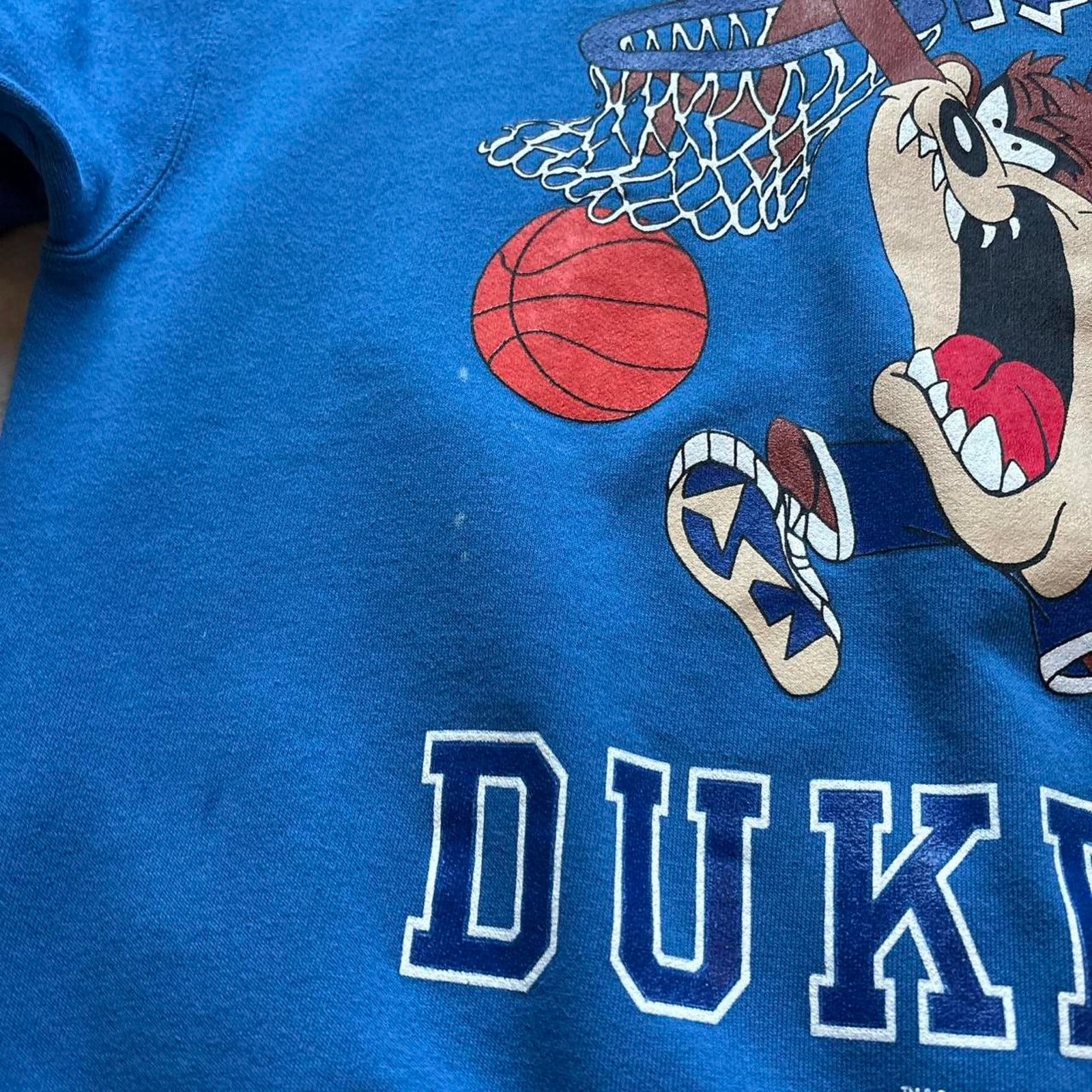 Hanes Vintage 1990s duke devils taz Size US XL / EU 56 / 4 - 4 Thumbnail
