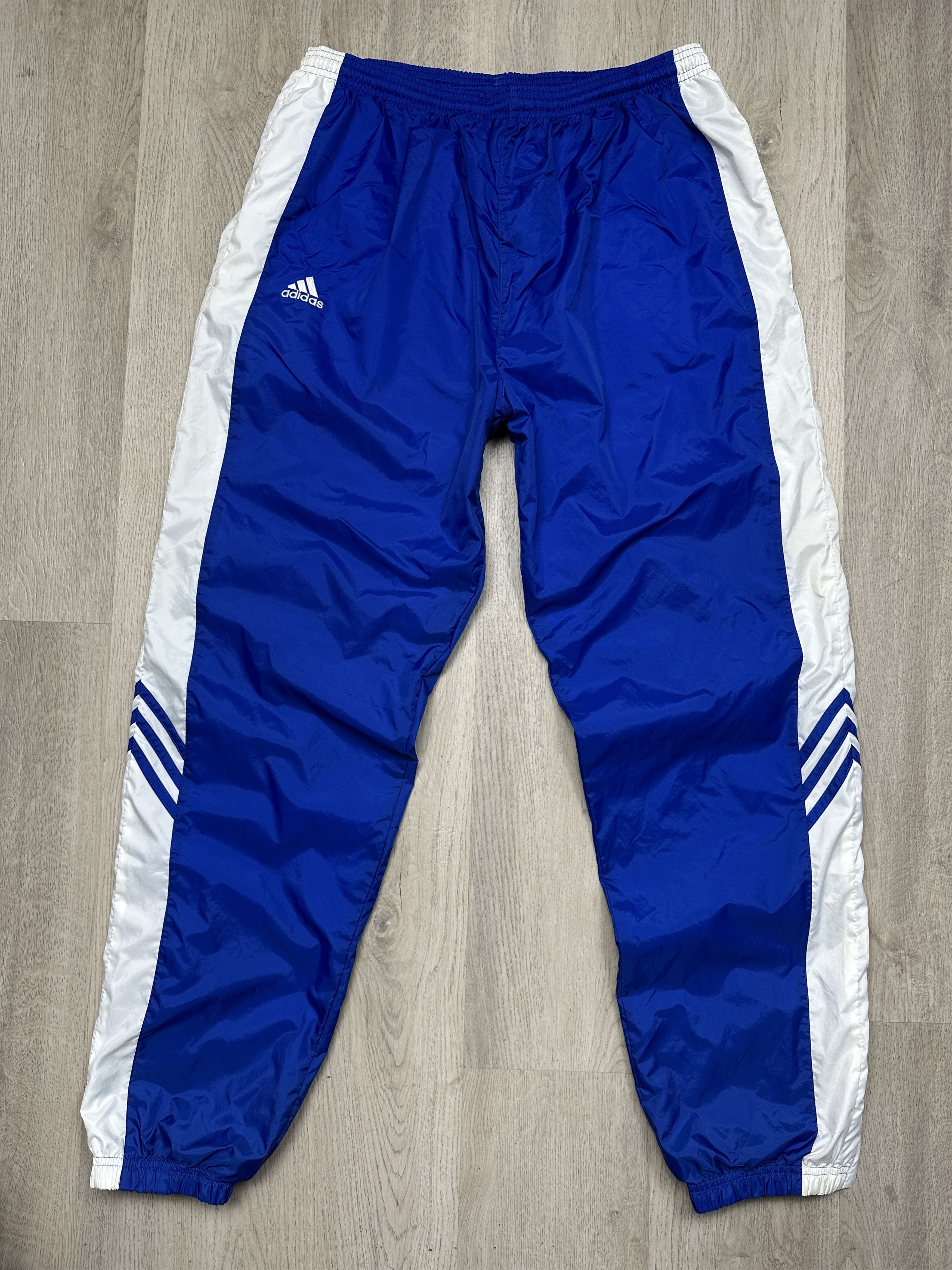Adidas Adidas Vintage Mens Nylon Baggy Track Pants Size US 36 / EU 52 - 1 Thumbnail
