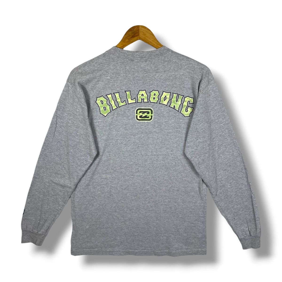 Billabong Vintage 00s BILLABONG Logo Graphic Longsleeve Tee Shirt Size US M / EU 48-50 / 2 - 1 Thumbnail