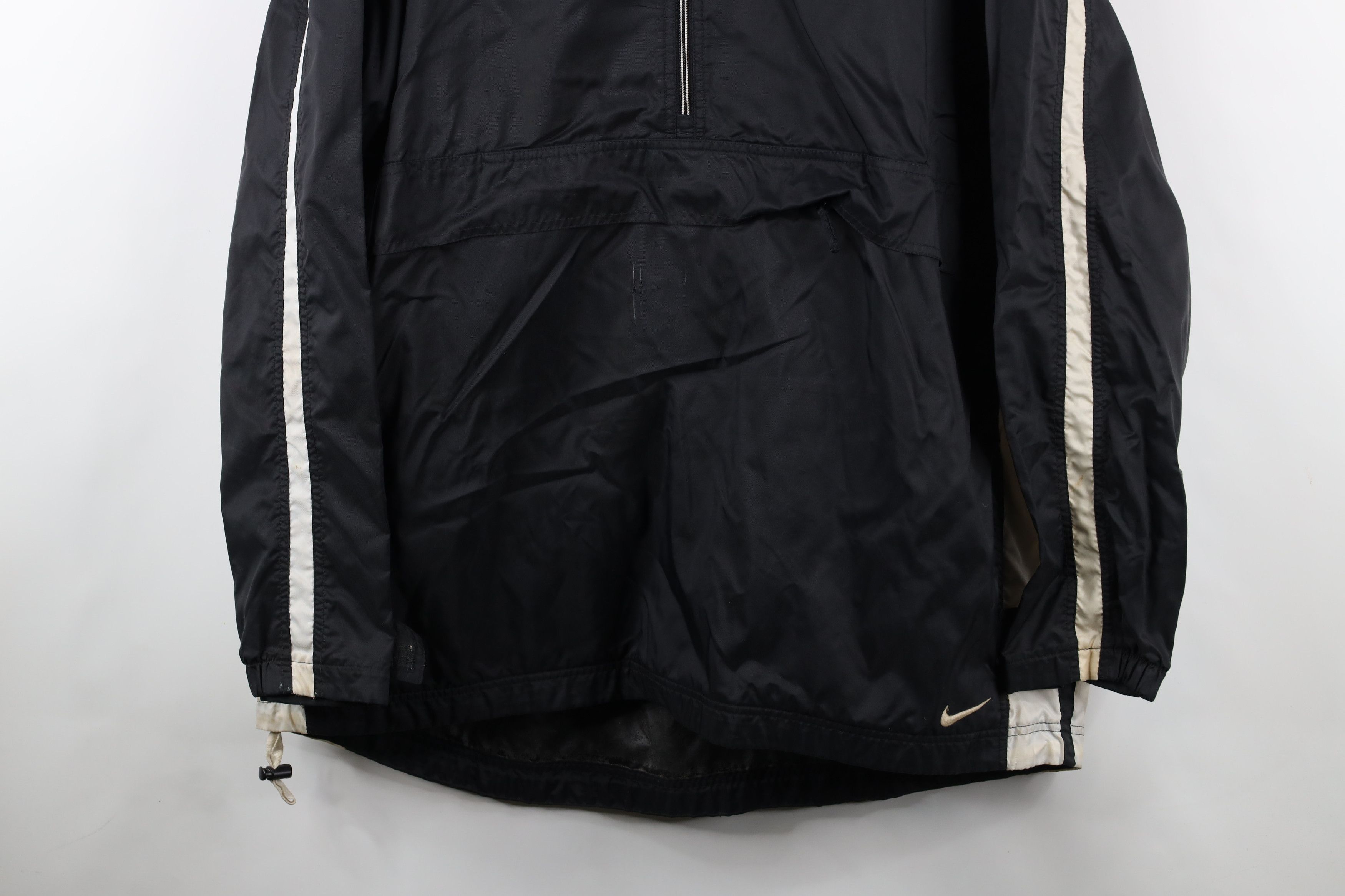 Nike × Vintage Vintage 90s Nike Scott Mini Swoosh Hooded Anorak Jacket Size US XXL / EU 58 / 5 - 3 Thumbnail