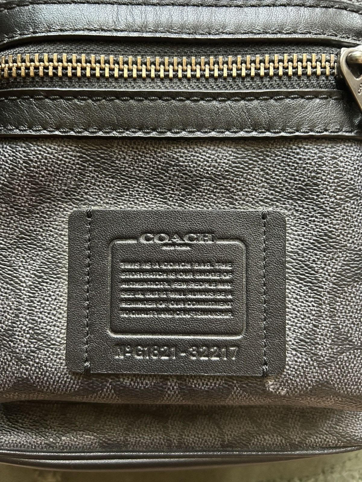 Coach COACH BLACK MONOGRAM SIDE-BAG (MENS) Size ONE SIZE - 3 Thumbnail