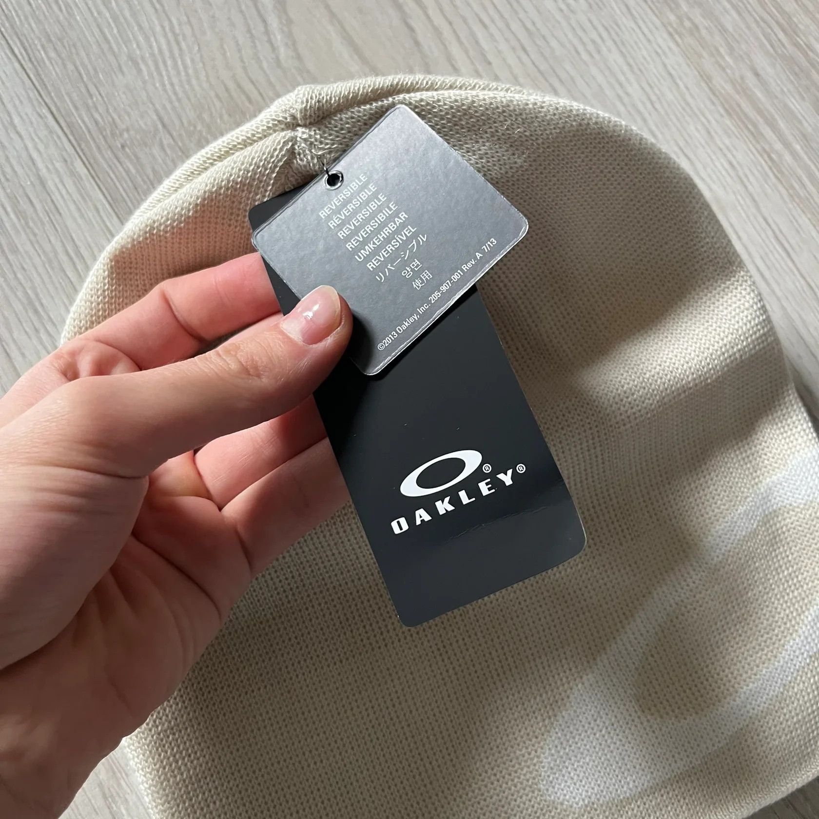 Oakley Oakley Side Ellipse Beanie Beige Size ONE SIZE - 4 Thumbnail