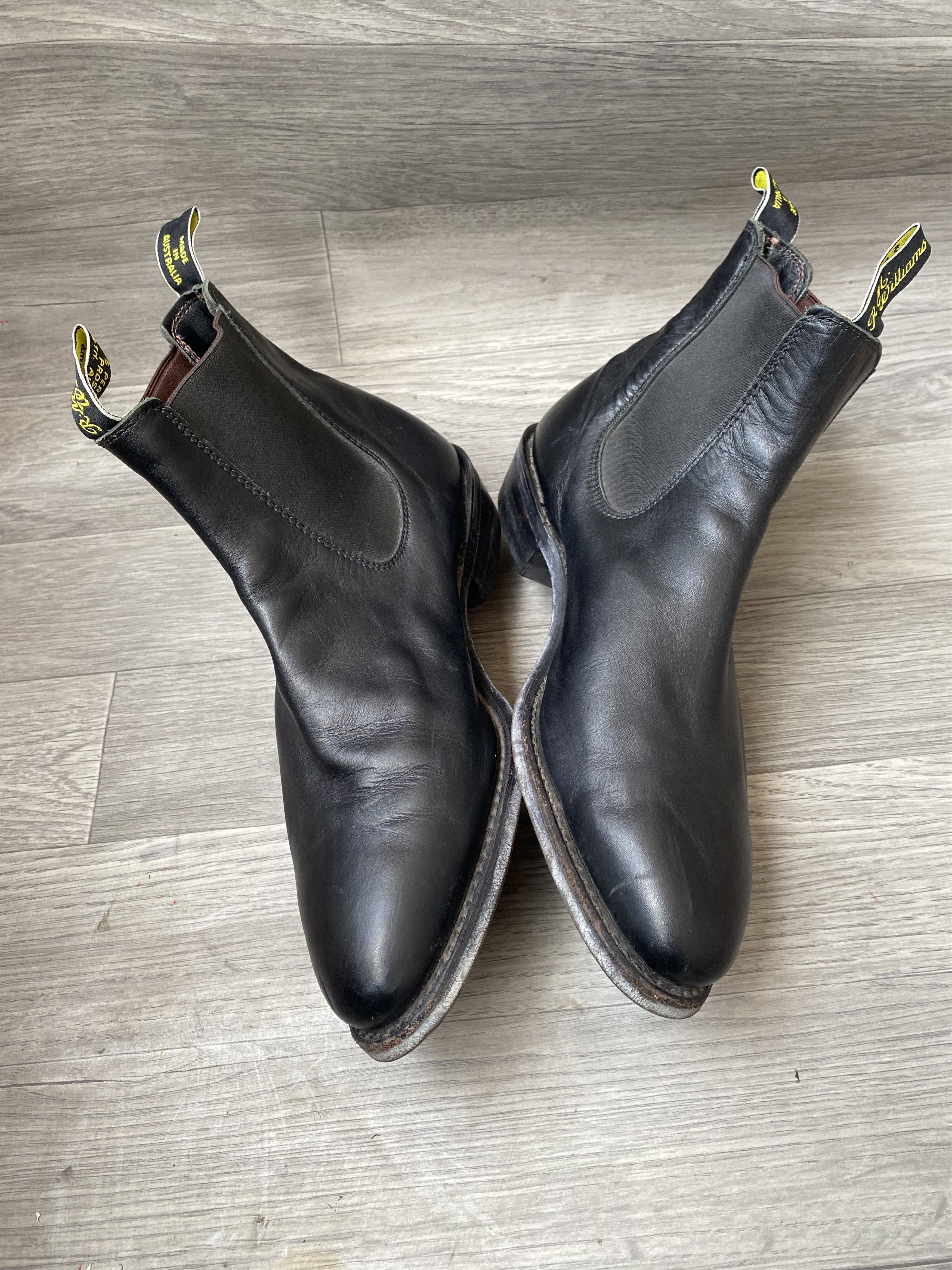 R.M. Williams Rm william chelsea black leather boots uk 10G Size US 11 / EU 44 - 11 Thumbnail