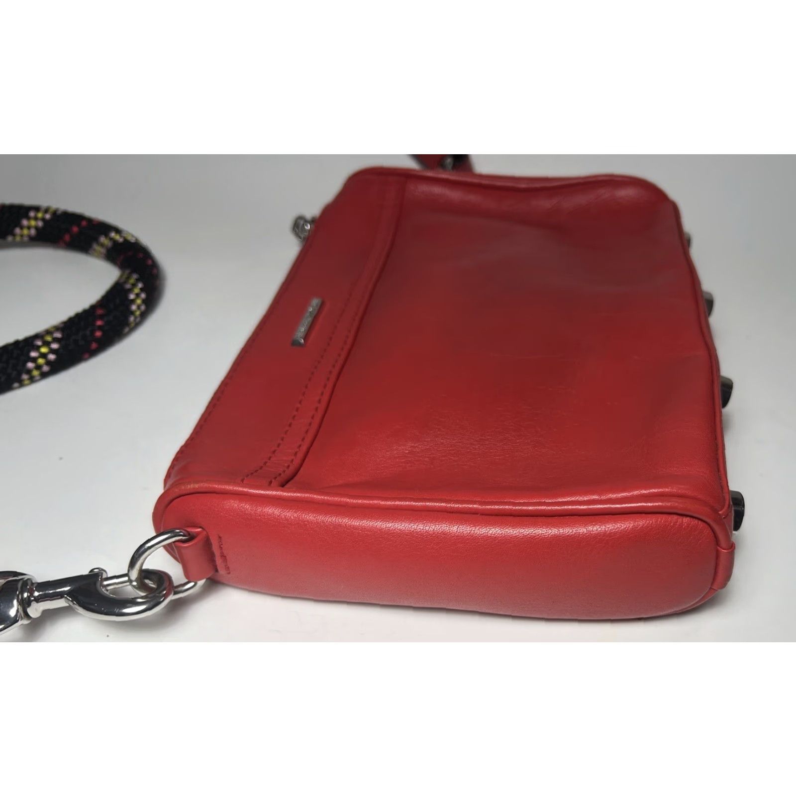 Rebecca Minkoff Rebecca Minkoff Mini M.A.C Crossbody Bag Scarlet Red ROPE STRAP Crossbody Women Mini 9” x 6.25” x 1.5” Scarlet Women Size ONE SIZE - 6 Thumbnail