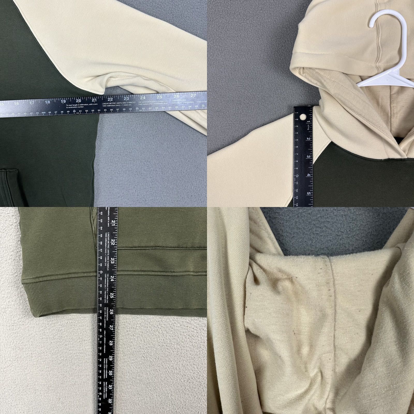 Fabletics Fabletics Postgame Hoodie Men M Green Colorblock Pullover Sweatshirt Size US M / EU 48-50 / 2 - 9 Thumbnail