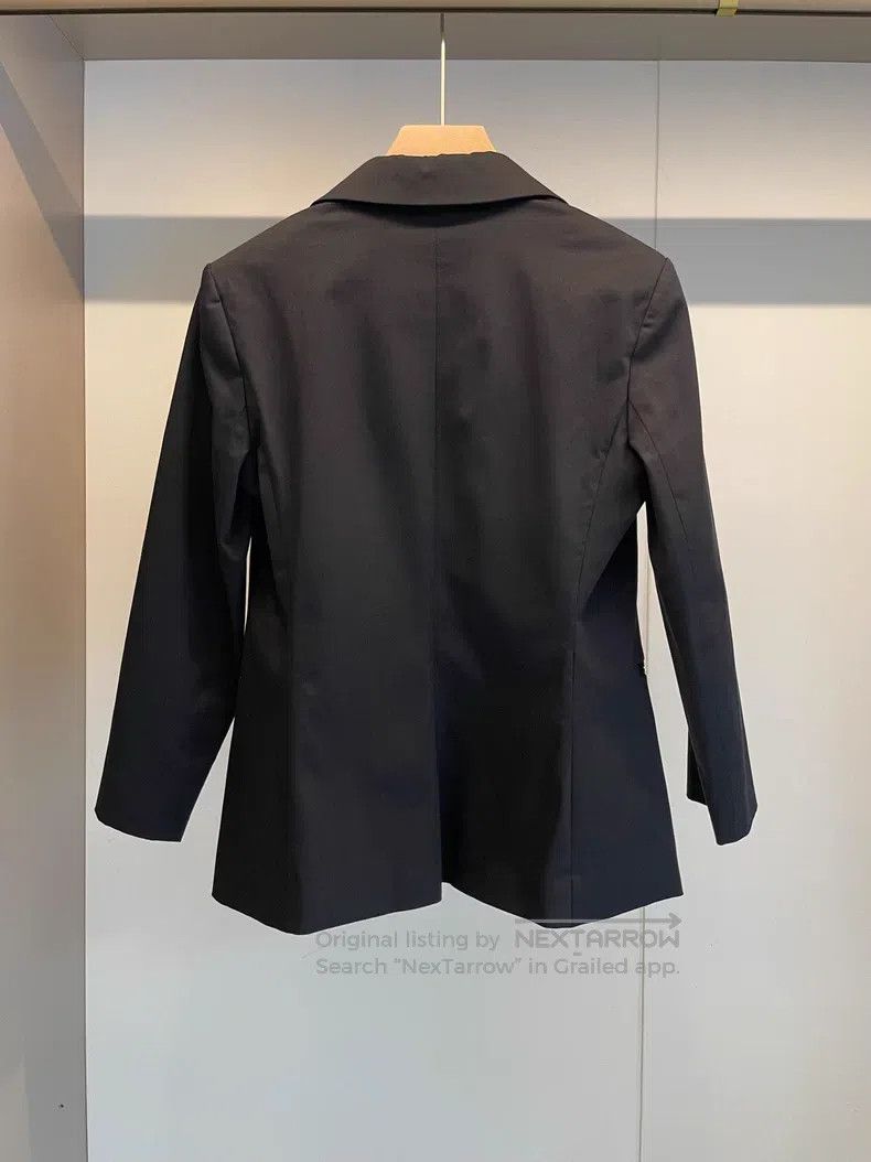 The Row The Row size 4 Black Cotton Blazer Size 36R - 2 Thumbnail