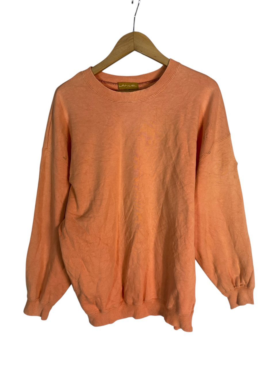 Lancel Vintage lancel spellout distressed sweatshirt Size US L / EU 52-54 / 3 - 2 Thumbnail