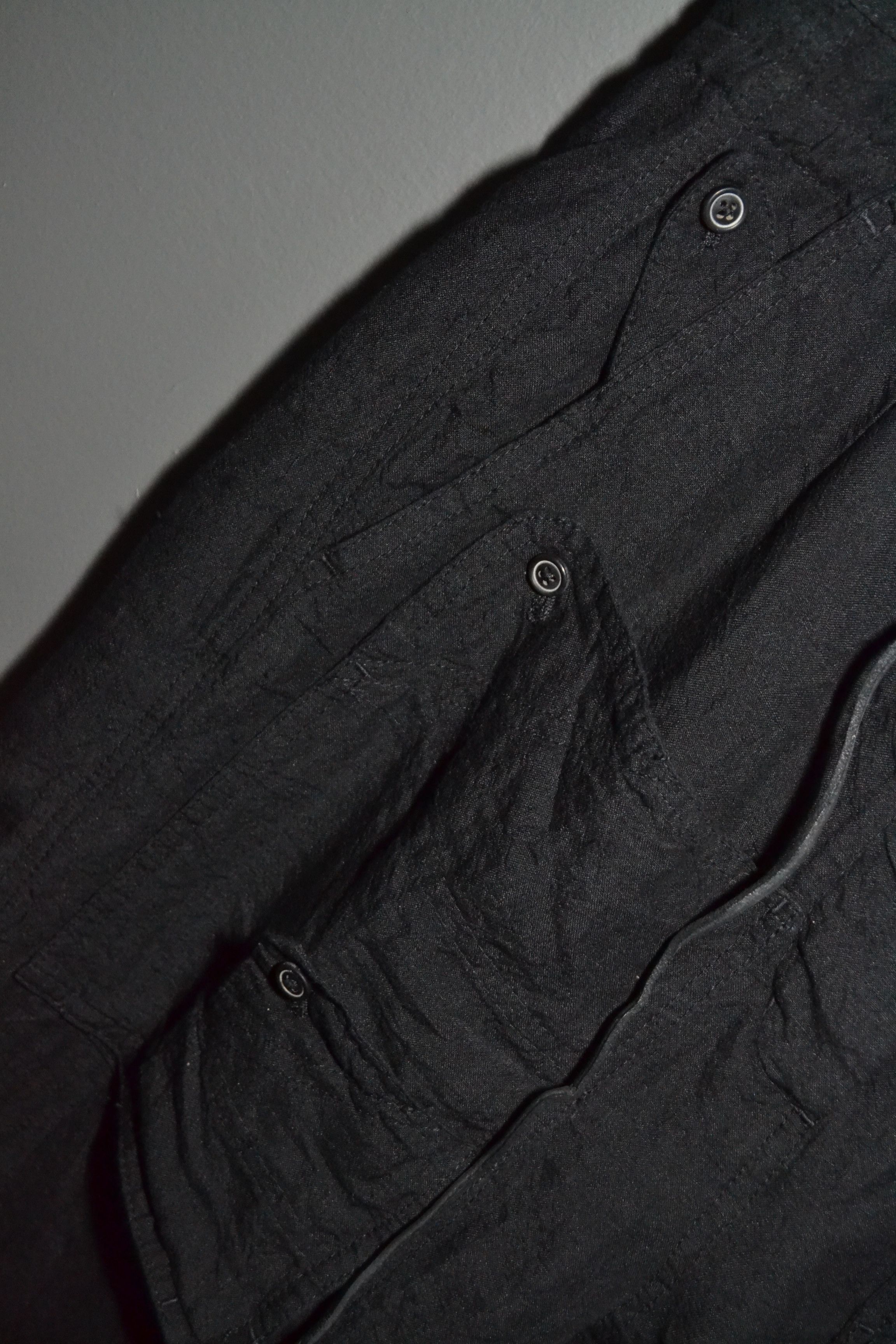 Rundholz Rundholz Low Drop Crotch Tapered Multipocket Linen Pants S Size 30" / US 8 / IT 44 - 4 Thumbnail