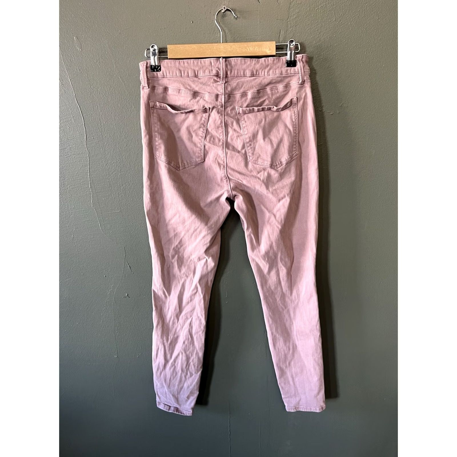 Pistola Pistola Hailey High Rise Button Front Straight Pant Purple 30 Size 30" / US 8 / IT 44 - 2 Thumbnail