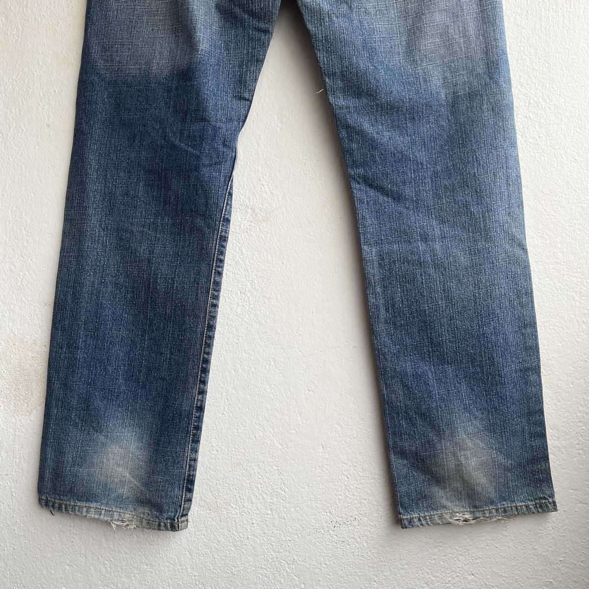 Calvin Klein VINTAGE Y2K CALVIN KLEIN DISTRESSED DENIM FADED JEANS Size US 38 / EU 54 - 15 Thumbnail