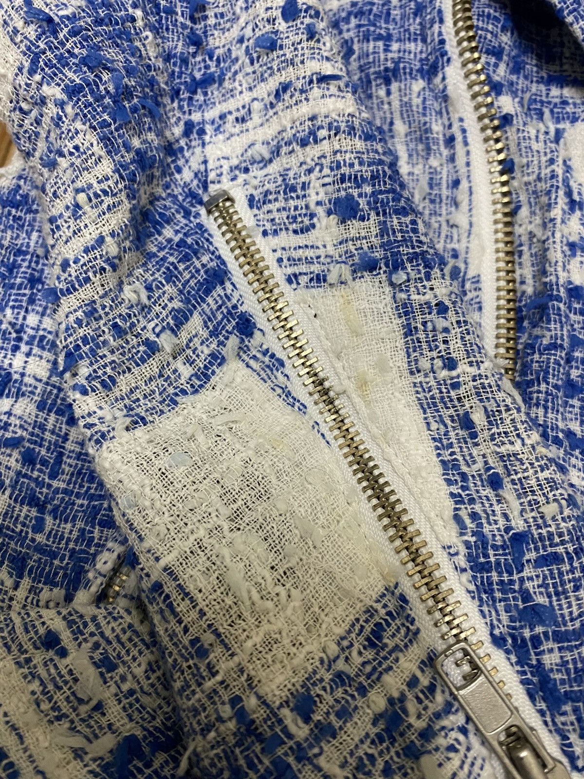 Japanese Brand × Maison MIHARA YASUHIRO 🔥 MIHARAYASUHIRO Distressed Bikers “Women” Jacket (C4) Size XS / US 0-2 / IT 36-38 - 9 Thumbnail