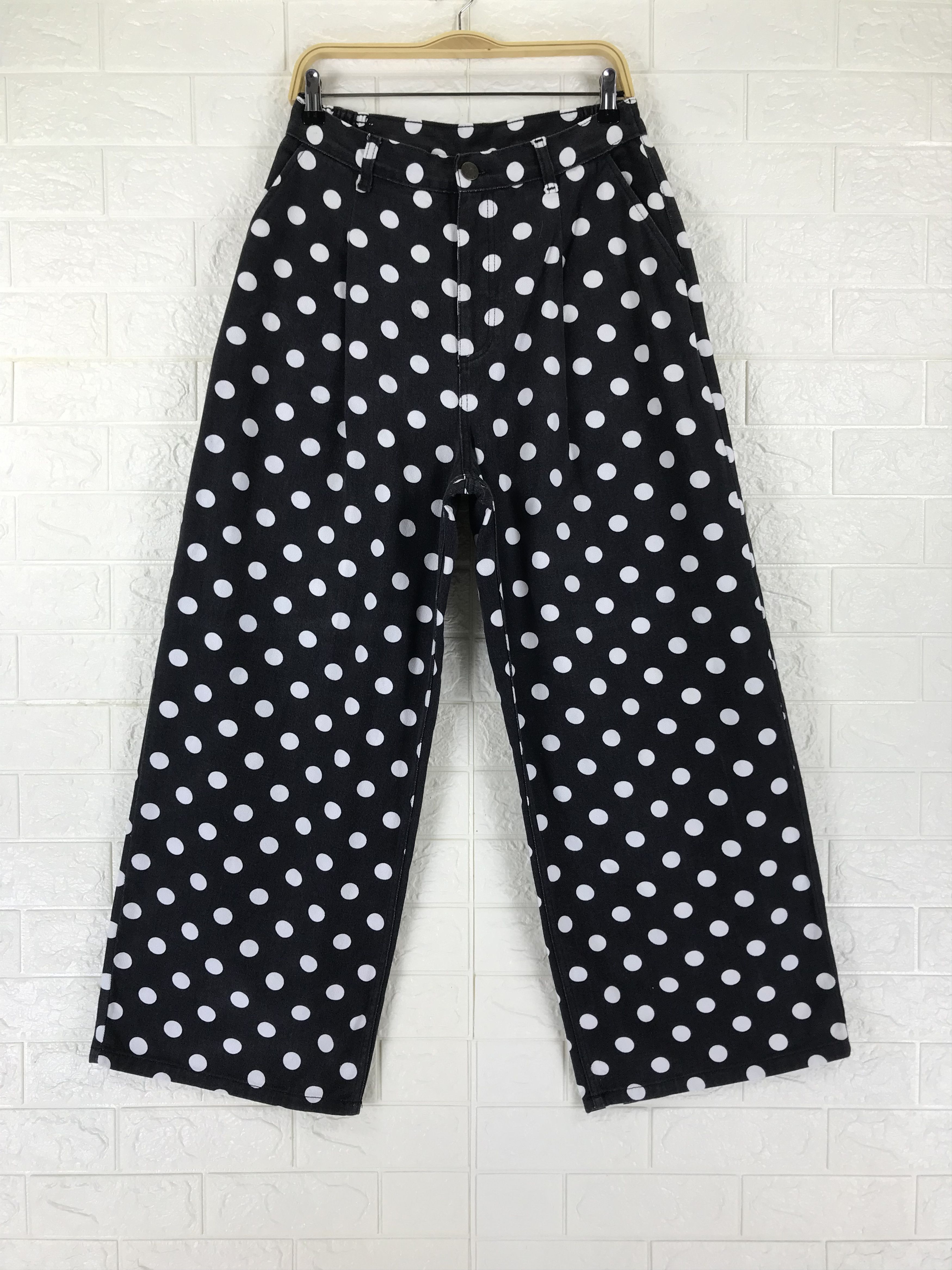 Japanese Brand Vintage Lucy & Yak Polkadot Crazy Baggy Jeans Size US 30 / EU 46 - 1 Thumbnail