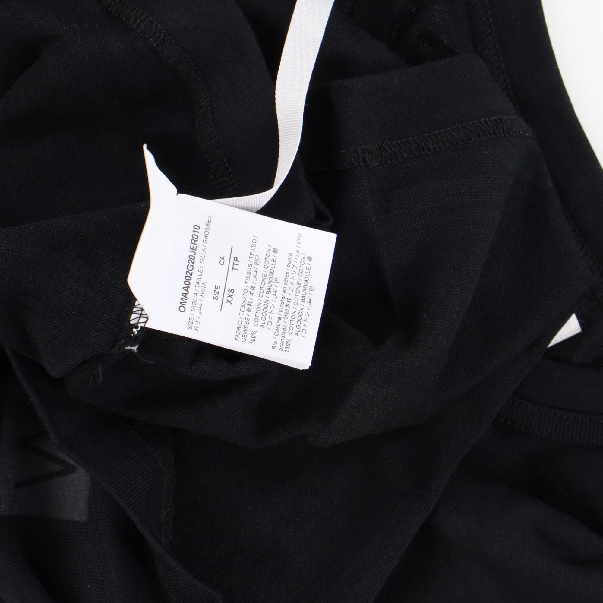 Off-White Black and Orange Velvet Box Logo T-Shirt Size US XXS / EU 40 - 4 Thumbnail