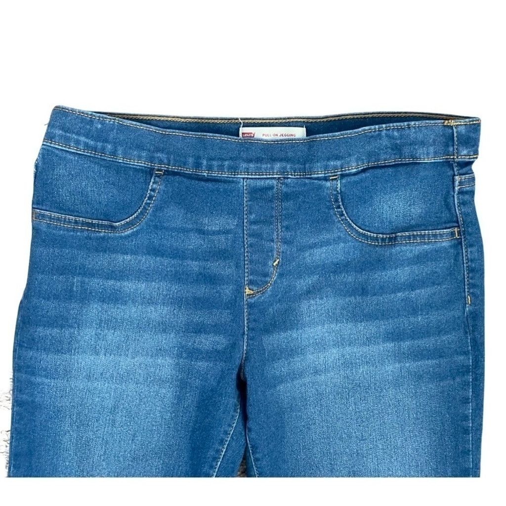 Levi's Levi’s Pull On Jegging Jeans Blue Kids Girls Youth Size 16. Size 38" / US 16 / IT 52 - 6 Thumbnail